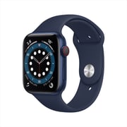 Apple Watch Series 6 GPS+Cellular 44mm Blue Aluminum Case with Deep Navy Sport Band - Middle East Version