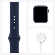 Apple Watch Series 6 GPS+Cellular 44mm Blue Aluminum Case with Deep Navy Sport Band - Middle East Version