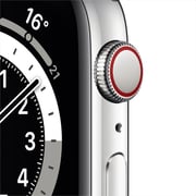 Apple Watch Series 6 GPS+Cellular 44mm Silver Stainless Steel with Silver Milanese Loop