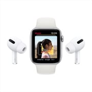 Apple Watch Series 6 GPS+Cellular 44mm Silver Stainless Steel with Silver Milanese Loop