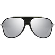 Dior Full Rim Silver/Black Sunglass For Men 716736105642