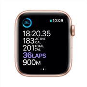 Apple Watch Series 6 GPS 40mm Gold Aluminum Case with Pink Sand Sport Band