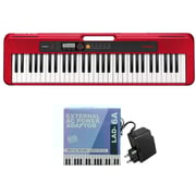 Casio Portable Keyboard with Adaptor CTS-200RD+ADE95100-R