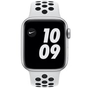 Apple Watch Series SE Nike MYYF2AE/A GPS 44mm Aluminium Case with Pure Platinum/Black Nike Sport Band Silver