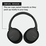 Sony WHCH710NB Wireless Noise Canceling Over Ear Headphones Black