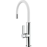 TEKA Single Lever Kitchen Tap With Aerator Integrated In Spout Fot 995 White