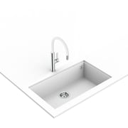 TEKA Single Lever Kitchen Tap With Aerator Integrated In Spout Fot 995 White