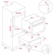 TEKA CP 150 GS Plate Warmer with adjustable thermostat and push-pull system