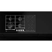 TEKA JZC 96342 BBB Gas on glass + Induction hob with Direct Functions and 6 cooking zones in 90cm of butane gas