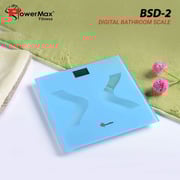 PowerMax Digital Bathroom Weight Scale blue 180kg