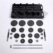 PowerMax Fitness PDS-50KG Dumbbell Set/Weights with Non-Slip Grip for Home Use
