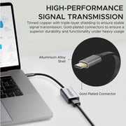 محول بروميت من النوع سي إلى  HDMI  رمادي