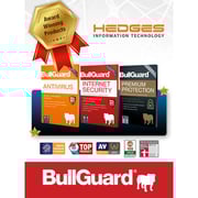 Bullguard Anti-Virus: Internet Security 2022 Retail Edition, 1 license supports 3 Multi Devices, 1 Year, PC/Mac/Android smartphones & tablets