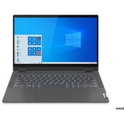 Lenovo Ideapad Flex 5 14ARE05 (2020) 2-in-1 Laptop - AMD Ryzen 7-4700U / 14inch FHD / 512GB SSD / 8GB RAM / Shared AMD Radeon Graphics / Windows 10 / English & Arabic Keyboard / Grey - [81X2007LAX]
