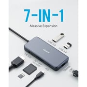 Anker PowerExpand 7 In 1 USB Type-C PD Ethernet Hub Grey