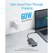 Anker PowerExpand 7 In 1 USB Type-C PD Ethernet Hub Grey