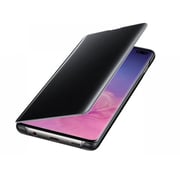 Samsung Clear View Case Black For Galaxy S10 Plus