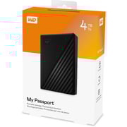 Western Digital Hard Drive Portable 4TB Black WDBPKJ0040BBK-WESN