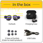 Jabra Elite 75t Earbuds – Active Noise Cancelling Bluetooth Headphones with Long Battery Life for True Wireless Calls and Music – Titanium Black