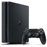 Sony PlayStation 4 Slim 1TB Console Black with DS4 Controller and PS4 Minecraft Dungeons Hero Edition Game