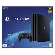 Sony PlayStation 4 Pro 1TB Console Black with DS4 Controller and PS4 Minecraft Dungeons Hero Edition Game