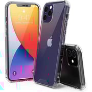 Glassology Back Case with Screen Protector Clear iPhone 12 Pro Max