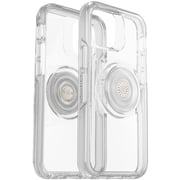 غطاء أوتاربوكس  Otter + Pop Symmetry Case  شفاف لهاتف  iPhone 12 Pro Max