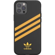 Adidas Original Moulded Case Blaxk and Gold for iPhone 12Pro