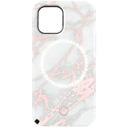 Case Mate LuMee Duo Case Rose Metallic White Marble For iPhone 12Pro Max