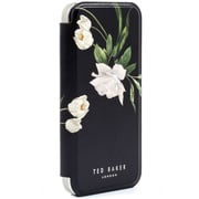 Ted Baker Elderflower Folio Case Black iPhone 12 mini