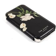 Ted Baker Elderflower Folio Case Black iPhone 12 mini