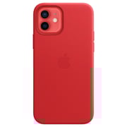 Apple iPhone 12 | 12 Pro Leather Case with MagSafe - (PRODUCT)RED