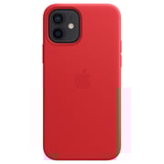 Apple iPhone 12 | 12 Pro Leather Case with MagSafe - (PRODUCT)RED