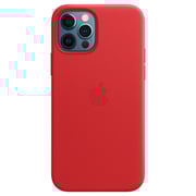 Apple iPhone 12 | 12 Pro Leather Case with MagSafe - (PRODUCT)RED