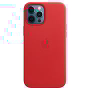 Apple iPhone 12 Pro Max Leather Case with MagSafe - (PRODUCT)RED