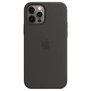 حافظة سيليكون صغيرة لهاتف أبل iPhone 12 مع MagSafe - أسود