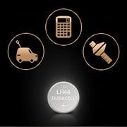 Duracell Lithium LR44 Battery Silver (Pack of 2pcs )