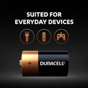 Duracell Long Lasting C Battery Black and Gold (Pack of 2pcs)