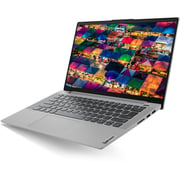 Lenovo IdeaPad 5 14IIL05 (2019) Laptop - 10th Gen / Intel Core i5-1035G1 / 14inch FHD / 512GB SSD / 8GB RAM / 2GB / Windows 10 Home / English & Arabic Keyboard / Platinum Grey / Middle East Version - [81YH00PJAX]