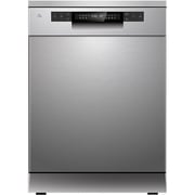 evvoli 7 Programs 15 Place setting 3 baskets Dishwasher With Touch Screen EVDW-153HS Platinum Silver