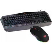 Meetion Rainbow Backlit Gaming Keyboard and Mouse 180cm Black