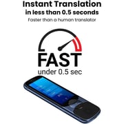 Jarvisen Translator Device Without Built-in Data Blue