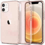 Spigen Liquid Crystal Glitter Designed For iPhone 12 Pro Mini Case/Cover Rose Quartz