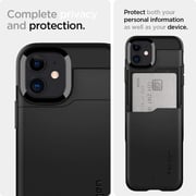 Spigen Slim Armor Cs Designed For iPhone 12 Mini Case/Cover Black