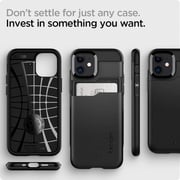 Spigen Slim Armor Cs Designed For iPhone 12 Mini Case/Cover Black