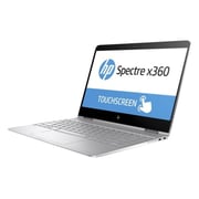 HP Spectre x360 (2016) Laptop - 7th Gen / Intel Core i7-7500U / 13.3inch FHD Touch / 512GB SSD / 8GB RAM / Shared Intel HD 620 Graphics / Windows 10 / Silver / Middle East Version - [13-AC001NE]