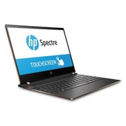 HP Spectre 13-AF005NE Laptop - Core i7 1.8GHz 8GB 1TB Shared Win10 13.3inch FHD Dark Ash Englsih/Arabic Keyboard