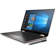 HP Spectre x360 13-AW0008NE Convertible Laptop, 13.3 inch Touchscreen FHD,Intel® Core™ i7 processor, 1.3GHz, 16GB RAM 1TB+32GB, Intel Graphics, Windows 10 Home, Nightfall Black, English/Arabic Keyboard