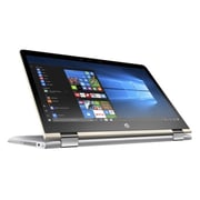 HP Pavillion x360 14-BA002NE Convertible Touch Laptop - Core i3 2.4GHz 4GB 1TB Shared Win10 14inch FHD Gold