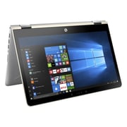 HP Pavillion x360 14-BA002NE Convertible Touch Laptop - Core i3 2.4GHz 4GB 1TB Shared Win10 14inch FHD Gold